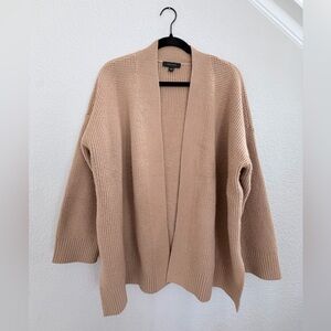 Ann Taylor chunky knit open front sweater